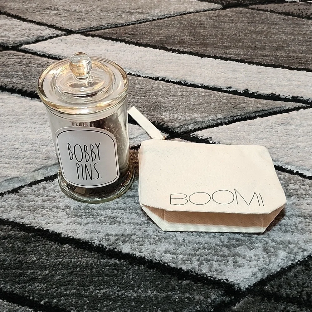 RAE DUNN 2022 BOBBY PINS & BOOM BAG BUNDLE